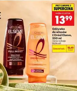 Biedronka Odżywka do włosów L'Oréal Elseve, 200 ml oferta