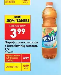 Biedronka Napój czarna herbata z brzoskwinią Nestea, 1,5 l oferta