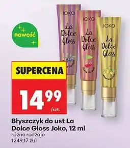 Biedronka Błyszczyk do ust La Dolce Gloss Joko, 12 ml oferta