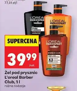 Biedronka Żel pod prysznic L'oreal Barber Club, 1 l oferta