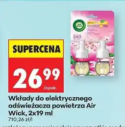 Biedronka Wkłady do elektrycznego odświeżacza powietrza Air Wick , 2x19 ml oferta