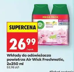Biedronka Wkłady do odświeżacza powietrza Air Wick Freshmatic 2x250 ml oferta
