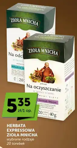 Groszek Herbata expressowa zioła mnicha oferta