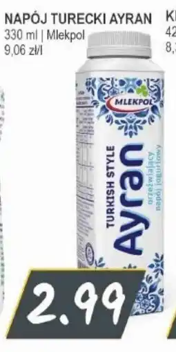 Słoneczko Napój turecki ayran kefir Mlekpol oferta
