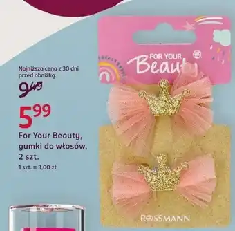 Gumki do włosów For Your Beauty 2-pak