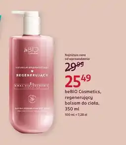 Rossmann Regenerujący balsam do ciała beBIO Cosmetics oferta