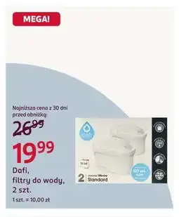 Rossmann Filtry do wody Dafi Standard 2-pak oferta