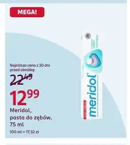 Rossmann Pasta do zębów Meridol oferta