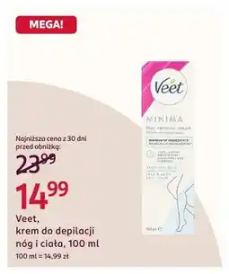 Rossmann Krem do depilacji nóg i ciała Veet oferta