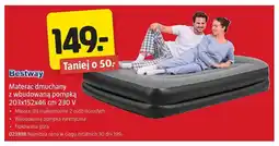 Jula Materac dmuchany z wbudowaną pompką Bestway 203x152x46cm 230V oferta