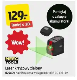 Jula Laser krzyżowy zielony MEEC TOOLS oferta