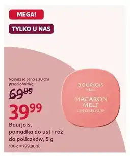 Rossmann Pomadka do ust i róż do policzków Bourjois Macaron Melt oferta
