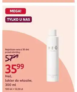 Rossmann Lakier do włosów Heö oferta