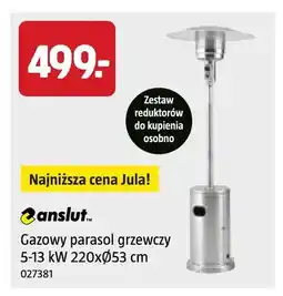 Jula Gazowy parasol grzewczy anslut 5-13kW 220xØ53cm oferta