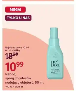 Rossmann Spray do włosów nadający objętość Neboa oferta