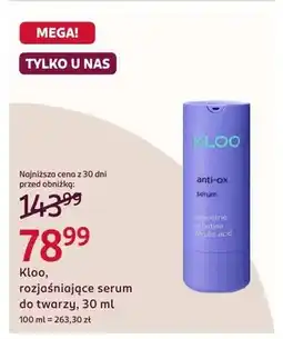 Rossmann Rozjaśniające serum do twarzy Kloo oferta