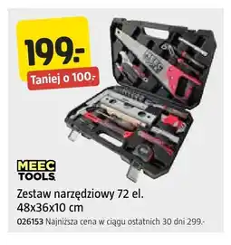 Jula Zestaw narzędziowy MEEC TOOLS 72 el. 48x36x10cm oferta