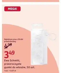 Rossmann Przezroczyste gumki do włosów Ewa Schmitt oferta