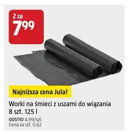 Jula Worki na śmieci z uszami do wiązania oferta