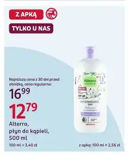Rossmann Płyn do kąpieli Alterra oferta