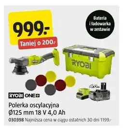 Jula Polerka oscylacyjna RYOBI ONE+ Ø125mm 18V 4,0Ah oferta