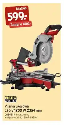 Jula Pilarka ukosowa MEEC TOOLS 230V 1800W Ø254mm oferta