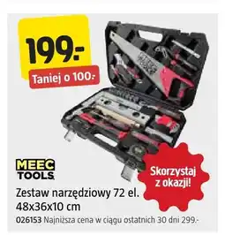 Jula Zestaw narzędziowy MEEC TOOLS 72 el. 48x36x10cm oferta