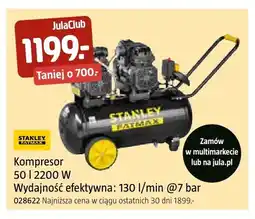 Jula Kompresor STANLEY FATMAX 50l 2200W Wydajność efektywna: 130l/min @7 bar oferta