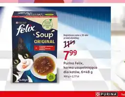 Rossmann Karma uzupełniająca dla kotów Purina Felix Soup Original 6-pak oferta