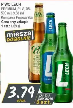 Słoneczko Piwo lech premium, pils, 0% kompania piwowarska oferta