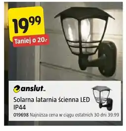 Jula Solarna latarnia ścienna LED IP44 Anslut oferta
