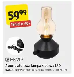Jula Akumulatorowa lampa stołowa LED EKVIP oferta