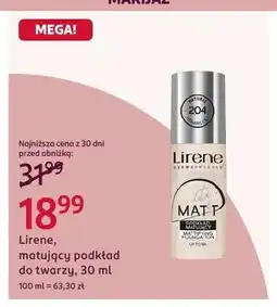 Rossmann Matujący podkład do twarzy Lirene oferta