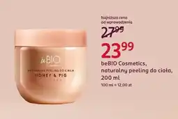 Rossmann Naturalny peeling do ciała beBIO Cosmetics Honey & Fig oferta