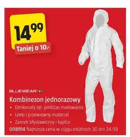 Jula Kombinezon jednorazowy BLUEWEAR oferta