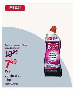 Rossmann Żel do WC Kret Anty Kamień oferta