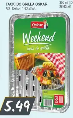 Słoneczko Tacki do grilla oskar a'3 delko oferta