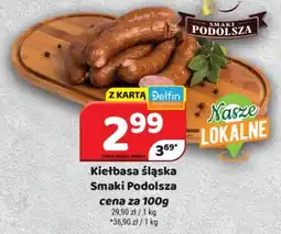 Delfin Smaki Podolsza Kiełbasa śląska oferta