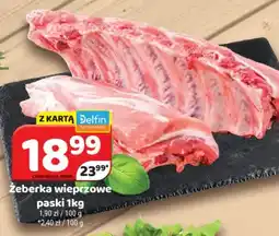 Delfin Żeberka wieprzowe paski oferta