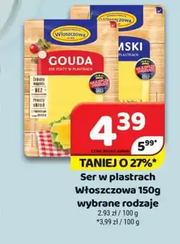 Delfin Włoszczowa Ser w plastrach oferta