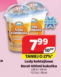 Delfin Koral Lody koktajlowe oferta