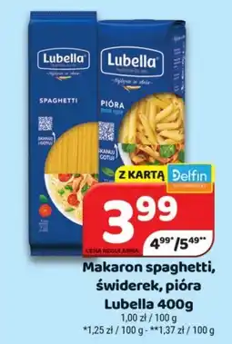 Delfin Lubella Makaron spaghetti, świderek, pióra oferta