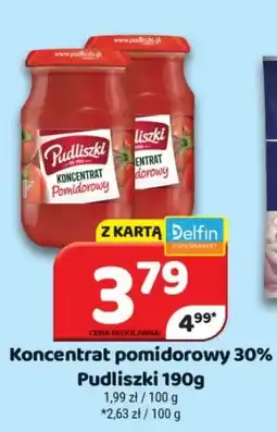 Delfin Pudliszki Koncentrat pomidorowy 30% oferta