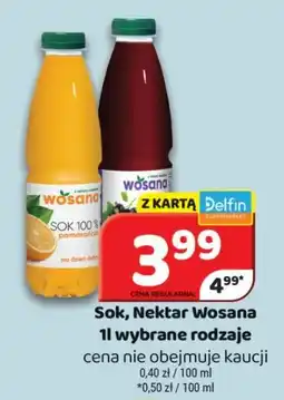 Delfin Wosana Sok, Nektar oferta