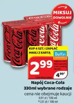 Delfin Coca-Cola Napój oferta