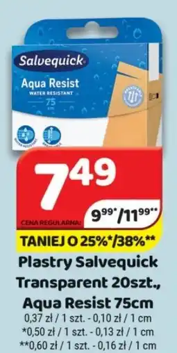 Delfin Salvequick Plastry Transparent Aqua Resist oferta