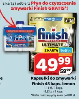Delfin Finish Kapsułki do zmywarki lemon oferta