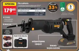 Biedronka Piła szablasta z silnikiem bezszczotkowym 20 V oferta
