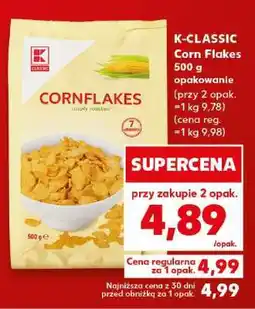 Kaufland K-CLASSIC Corn Flakes 500 g opakowanie oferta