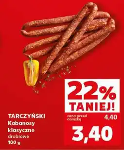 Kaufland TARCZYŃSKI Kabanosy klasyczne drobiowe 100 g oferta